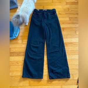 Levis ribcage wide leg jeans
